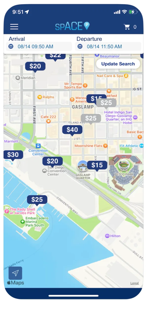 ACE Parking App