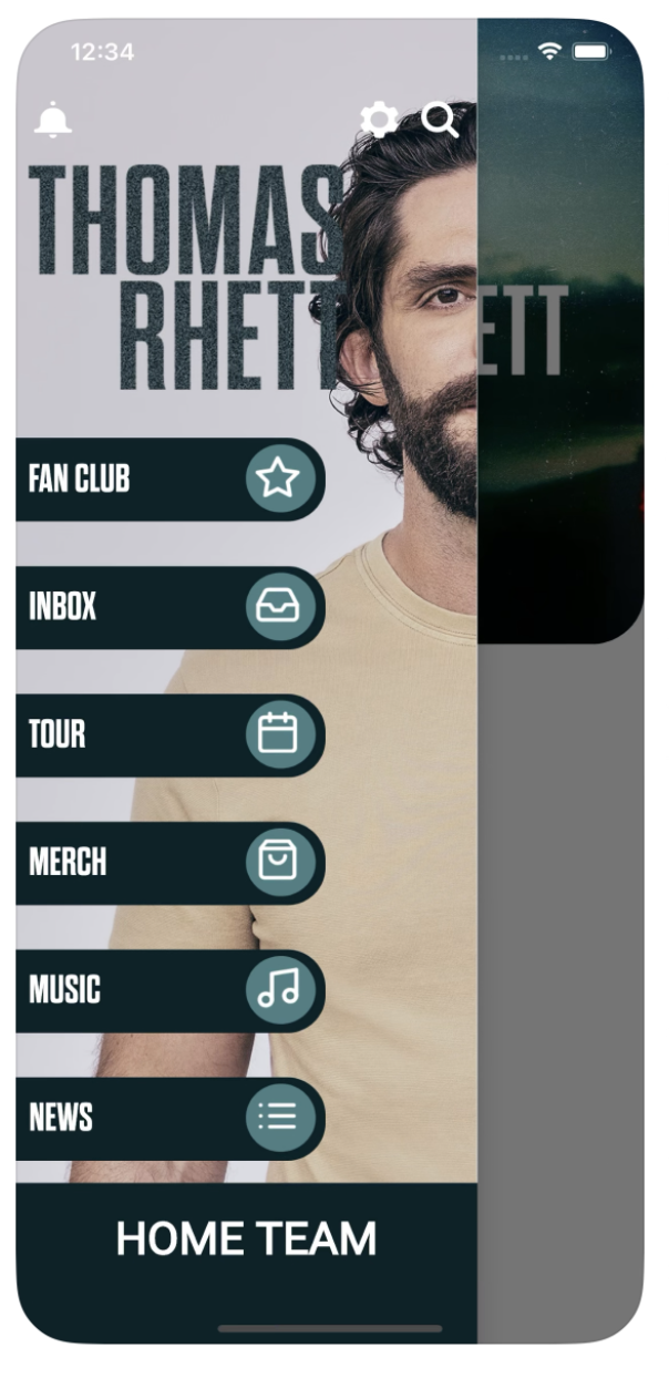 Thomas Rhett Home Team App
