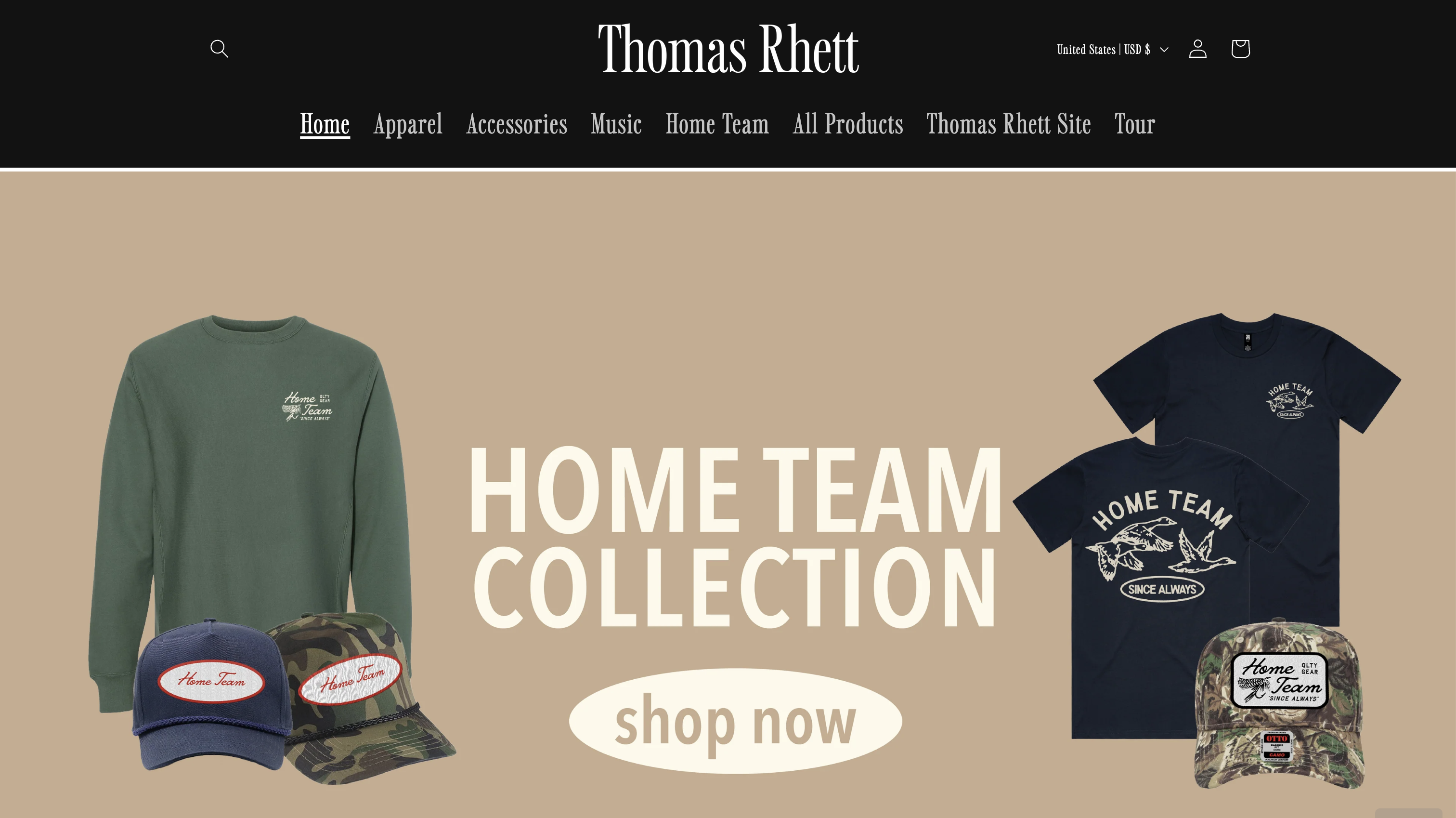Thomas Rhett Website